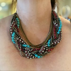 Vintage Stella & Dot Colorful Chunky Necklace